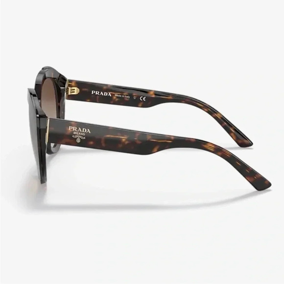 Prada sunglasses PR 01YS in havana frame with gradient lenses - Picture 7 of 14